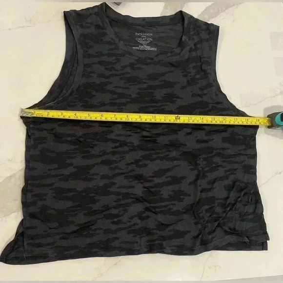 Women's Evolution and Creation Cropped Tank Top Size Large - Picture 5 of 5